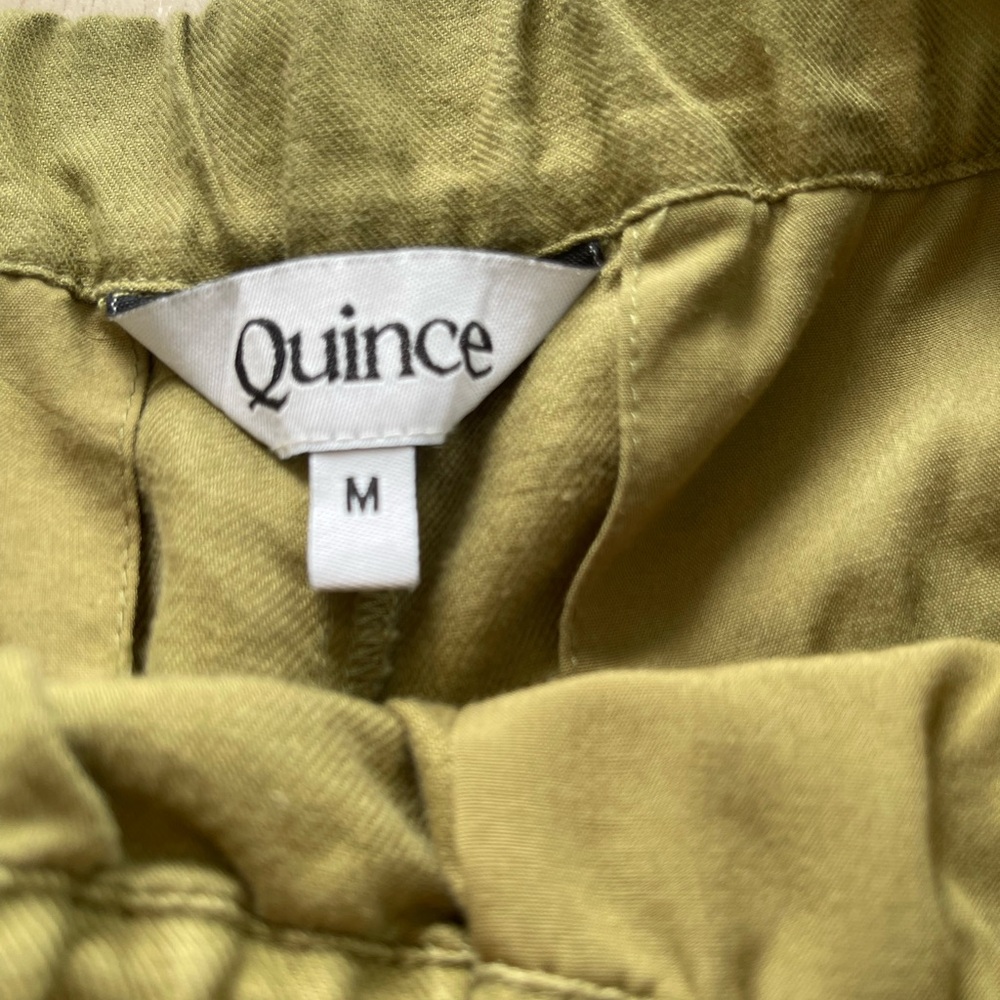 Quince linen and organic cotton shorts - Picture 3 of 5